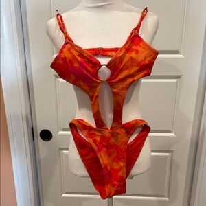 Four Three Seven Cutout Swimsuit